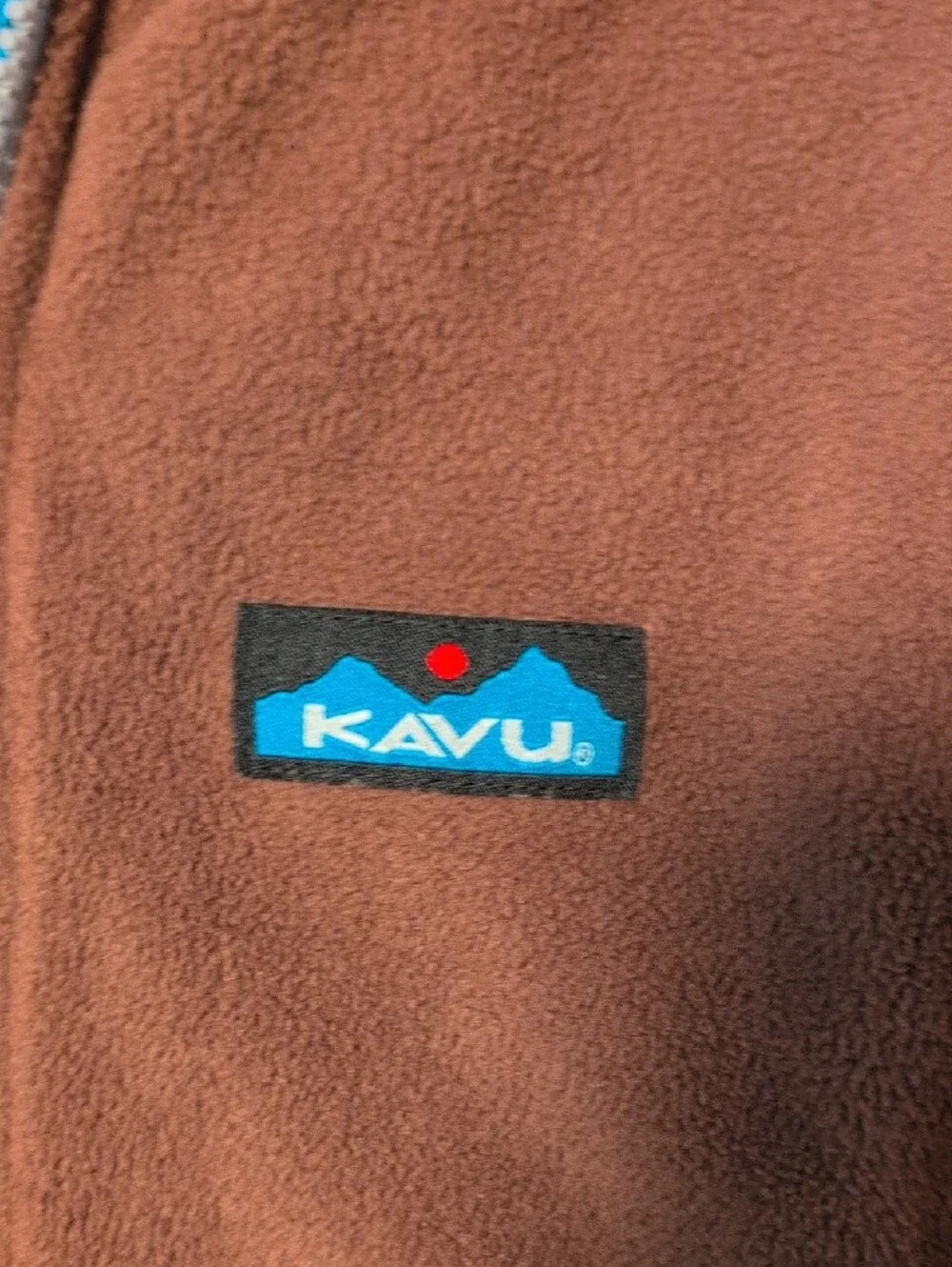 Kavu Colorblock Fleece One-Piece Jumpsuit Green Brown Black